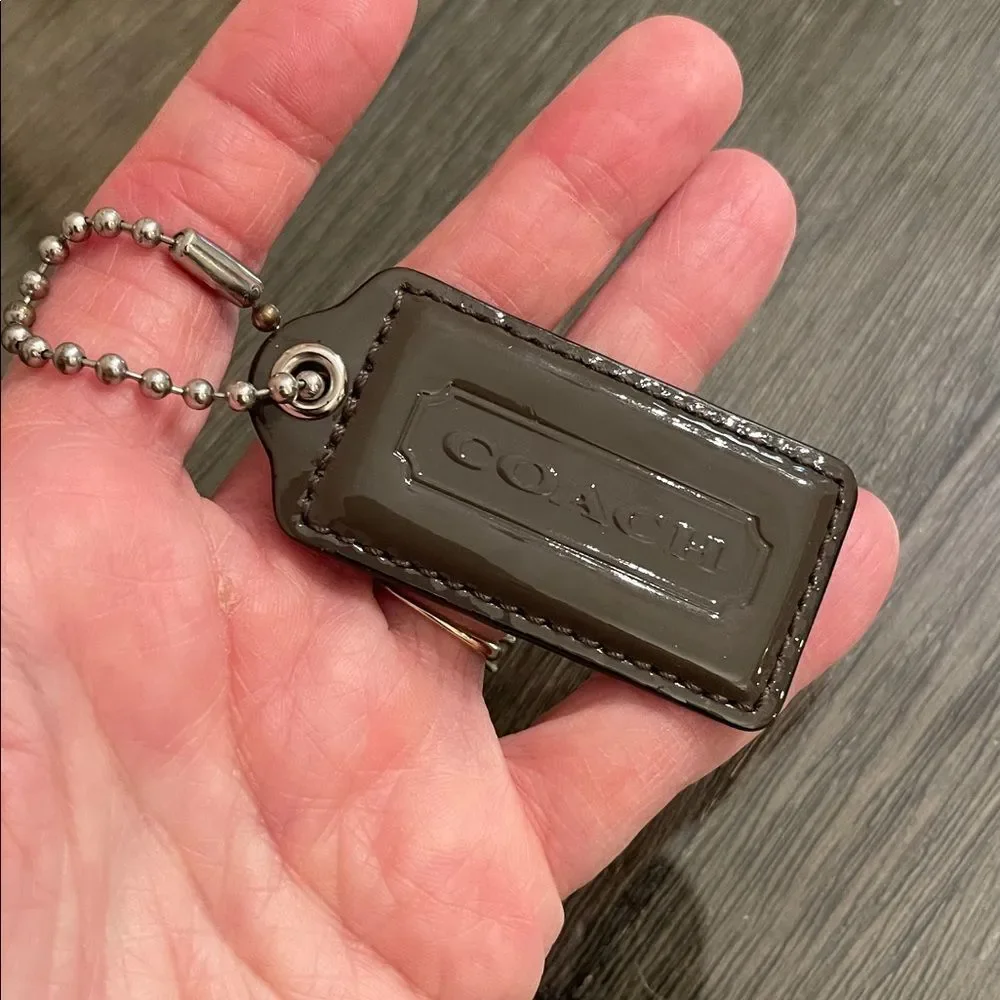 Coach Gallery Tote F17728 Replacement Hangtag - Key Chain - Bag Charm Grey?